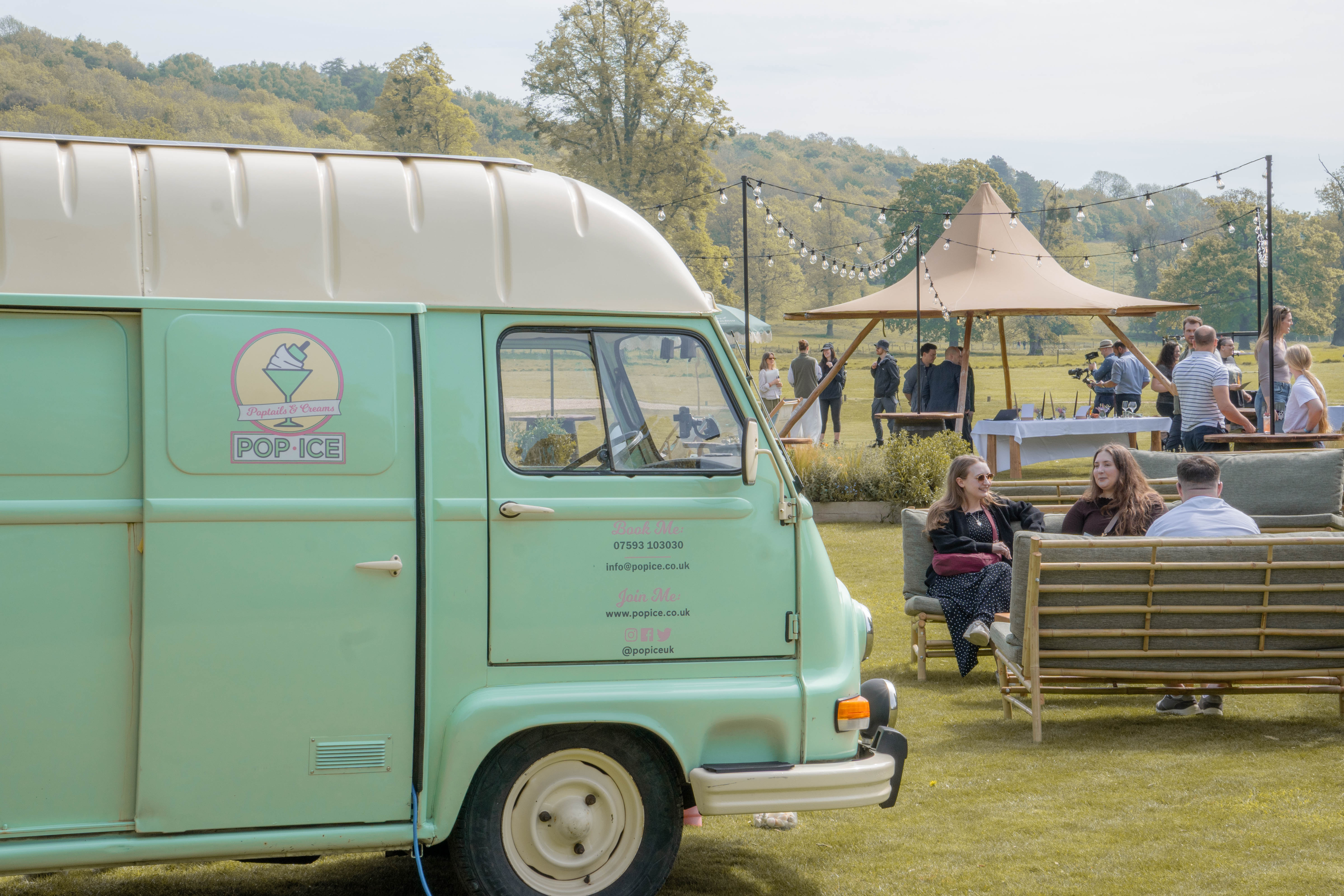 Tipis at Mapledurham
