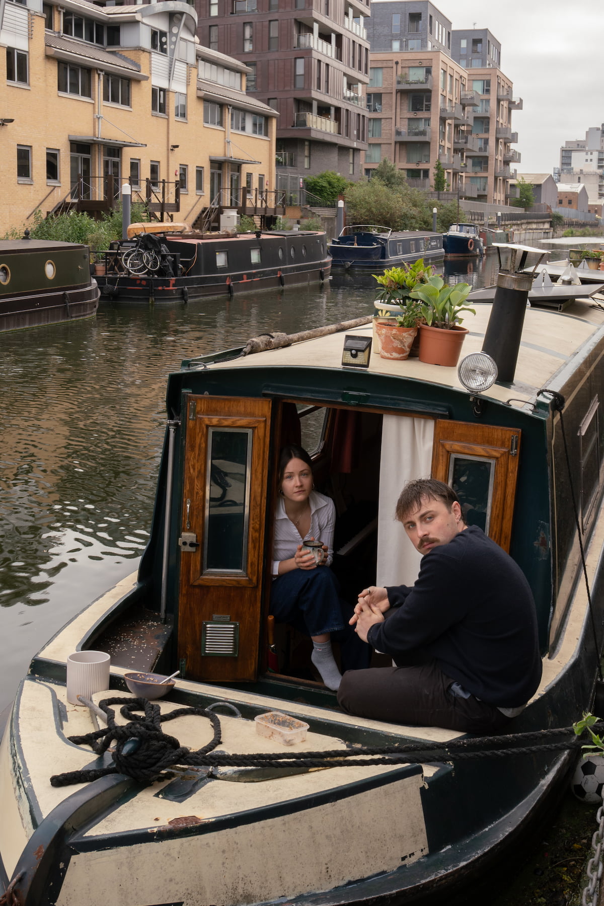 Narrowboat view 1